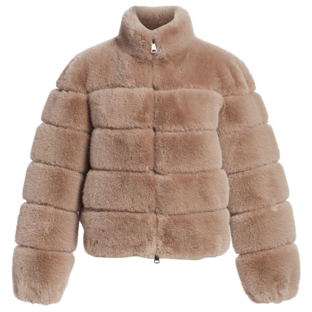 Generation Love Jodi Faux Fur Taupe / Brown Jacket